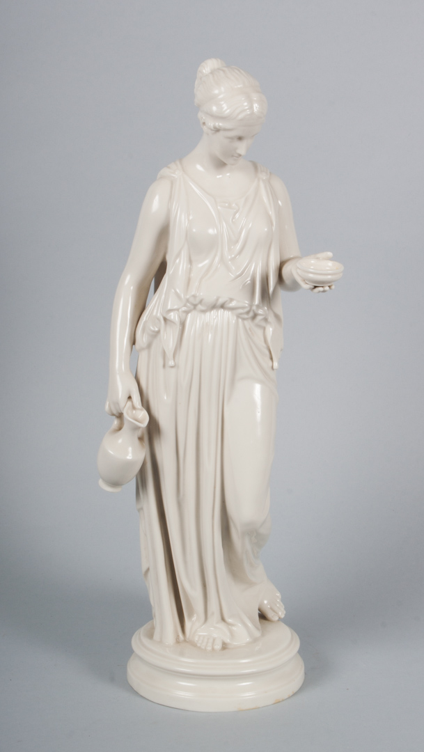 Appraisal: German porcelain figure of Charity modeled as white porcelain classical