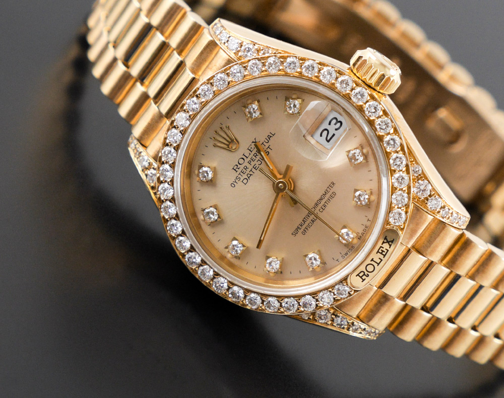 Appraisal: SPECIAL EDITION LADIES PRESIDENT DATEJUST ROLEX IN K WITH DIAMONDS