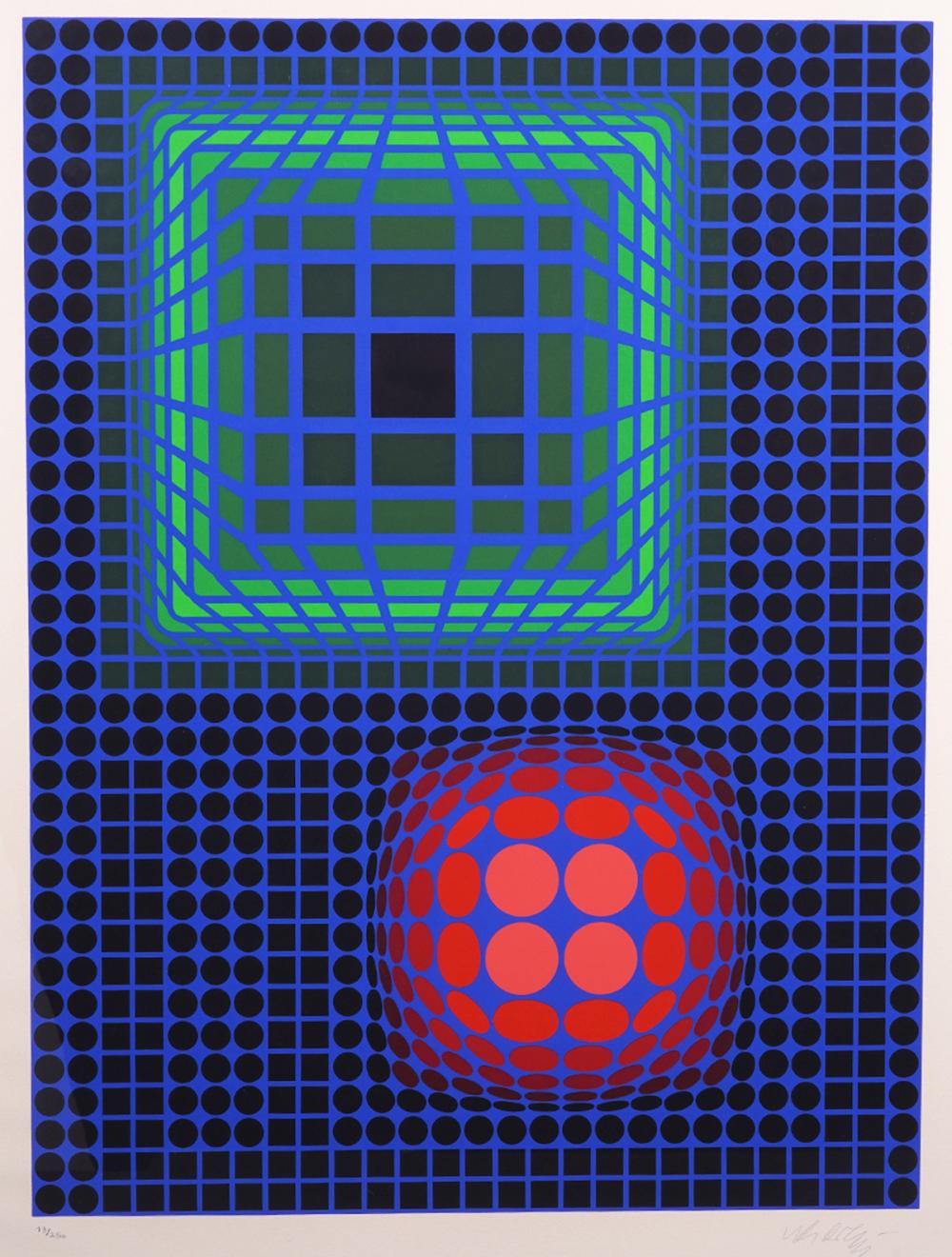 Appraisal: VICTOR VASARELY LIMITED EDITION LITHOGRAPHVictor Vasarely France - Limited edition