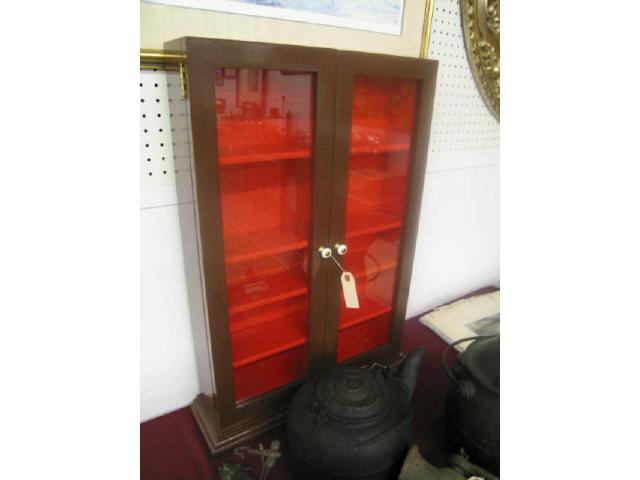 Appraisal: Modern Small Display Cabinet double door