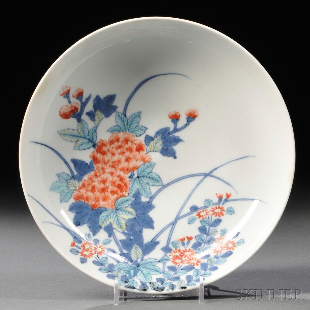 Appraisal: Nabeshima Bowl Japan late th century the wide and shallow