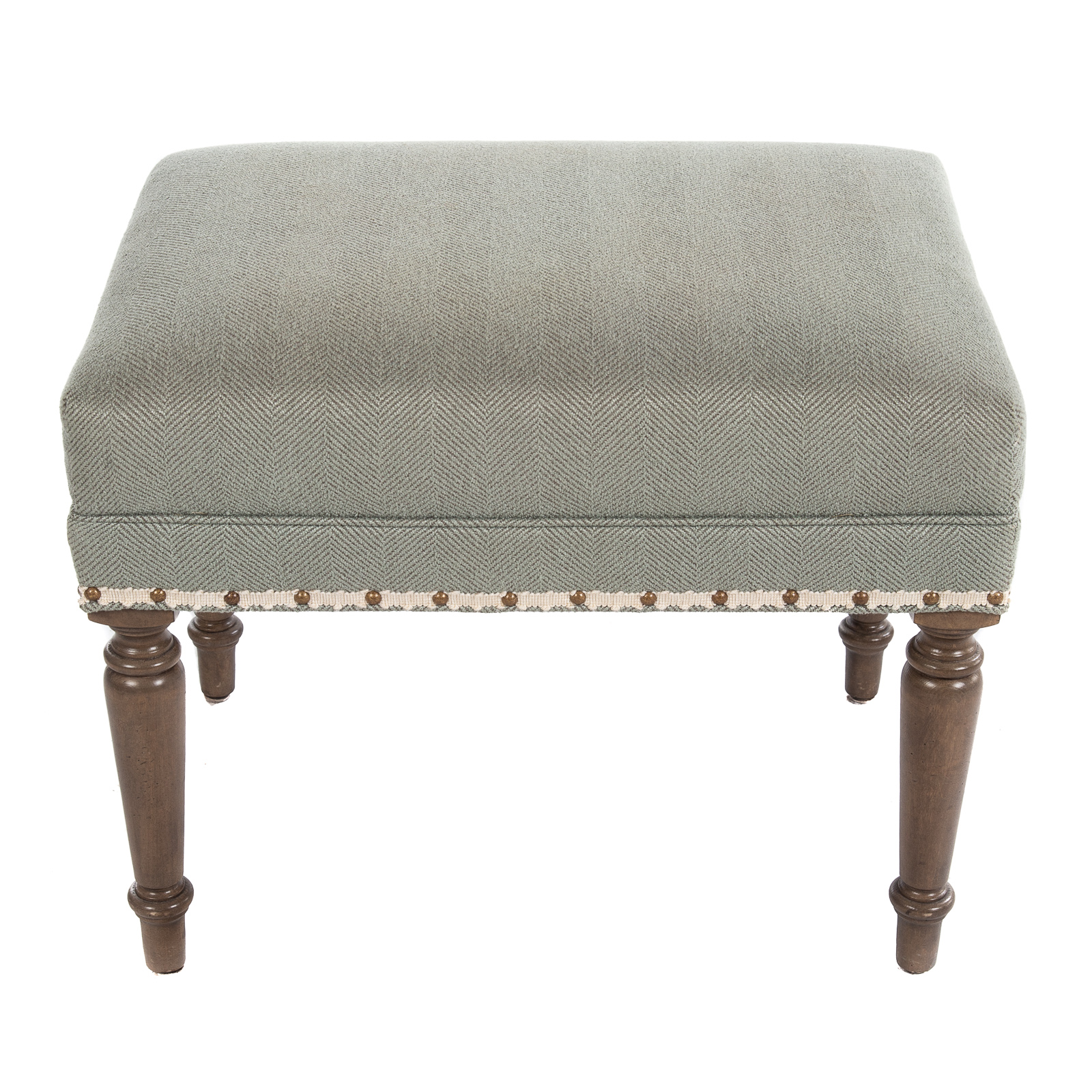 Appraisal: ETHAN ALLEN CONTEMPORARY UPHOLSTERED BENCH st century with modern upholstery