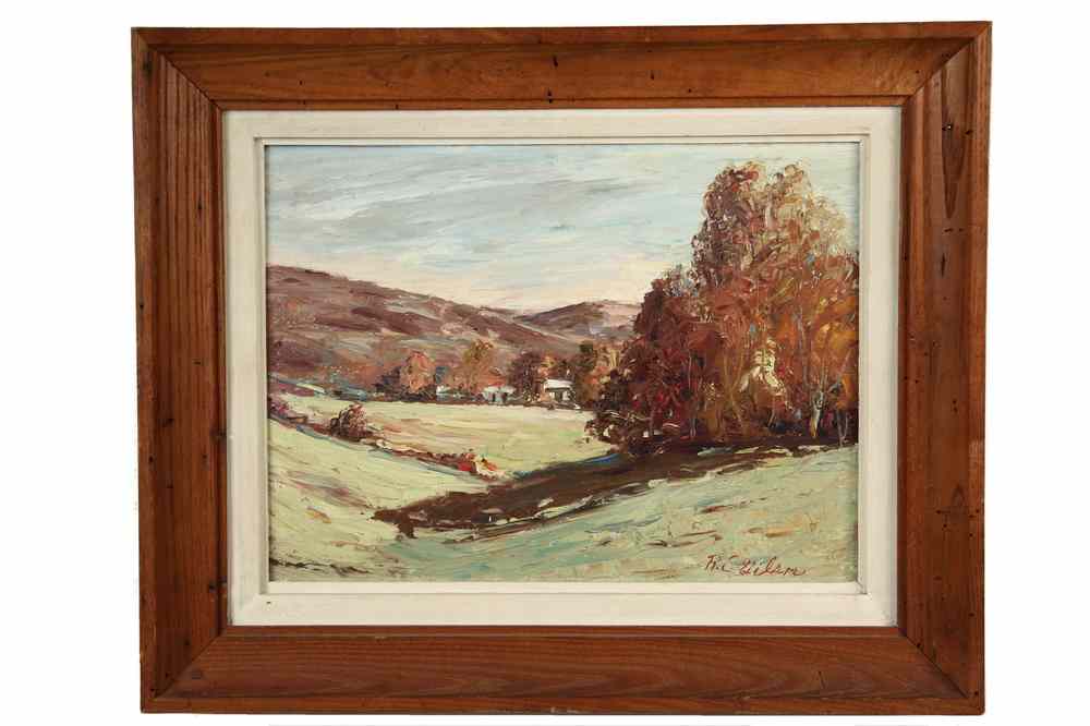 Appraisal: OOB - 'Fall Pastures' by Roger Eliot Gilson th c