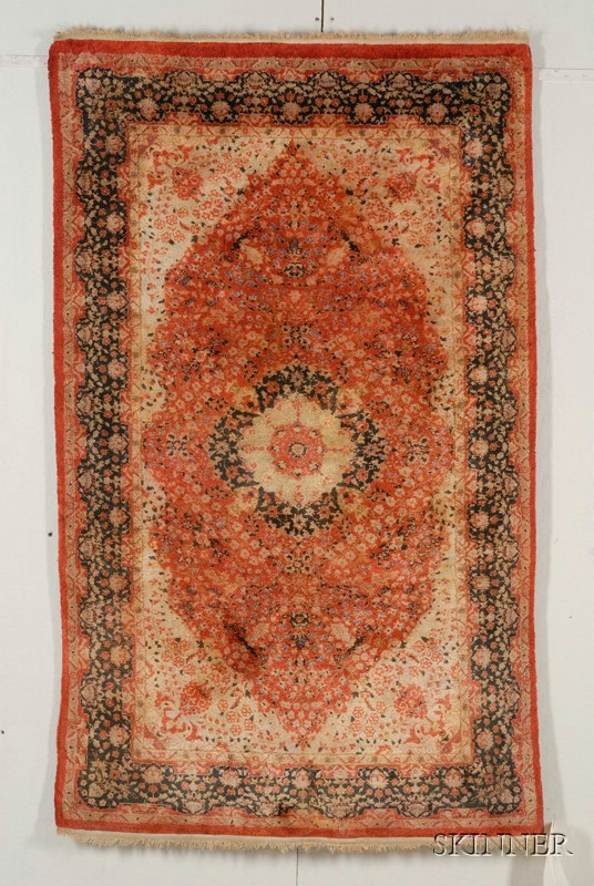 Appraisal: Anatolian Rug early th century small repairs ft x ft