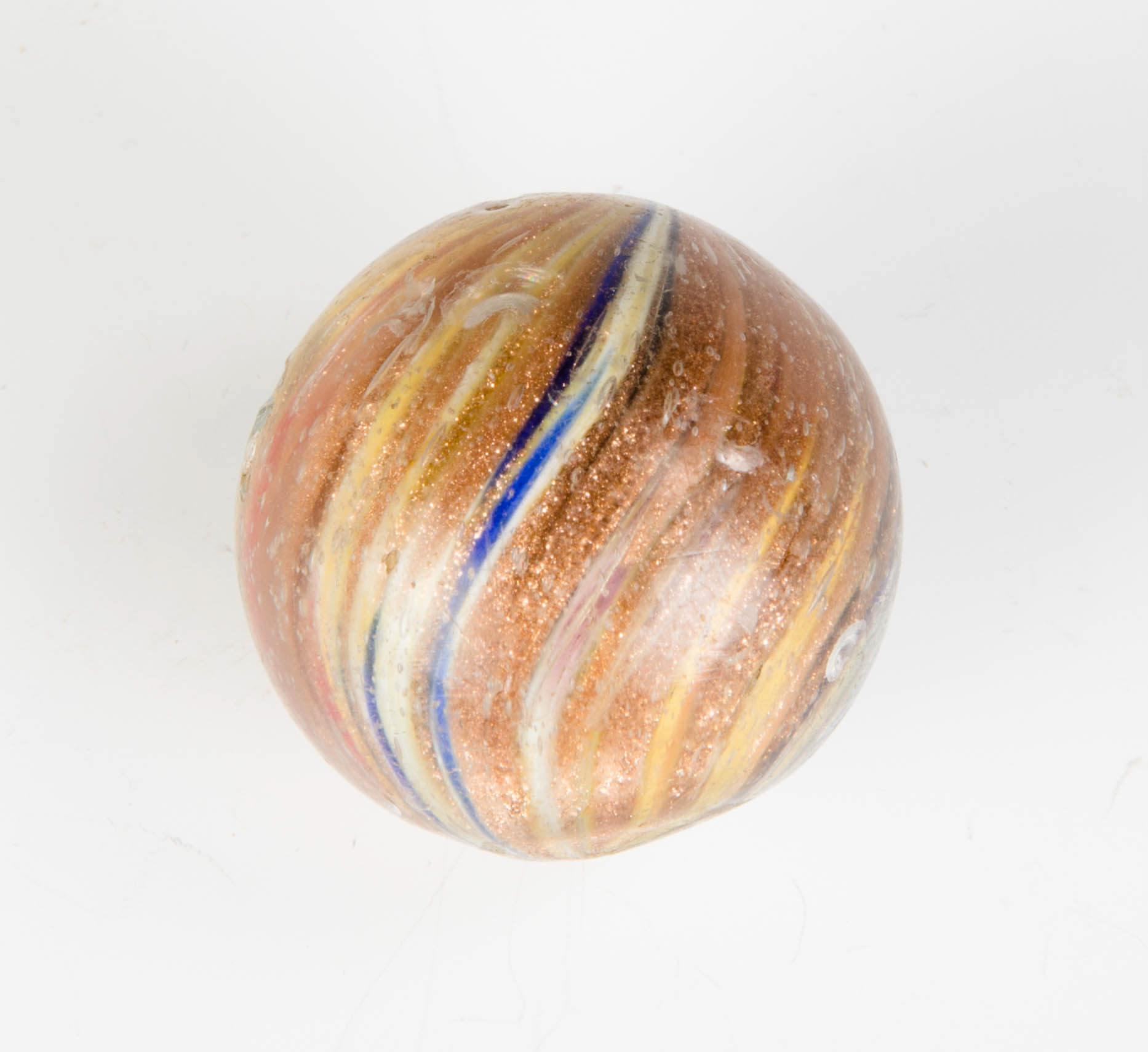 Appraisal: Vintage Lutz Swirl Marble