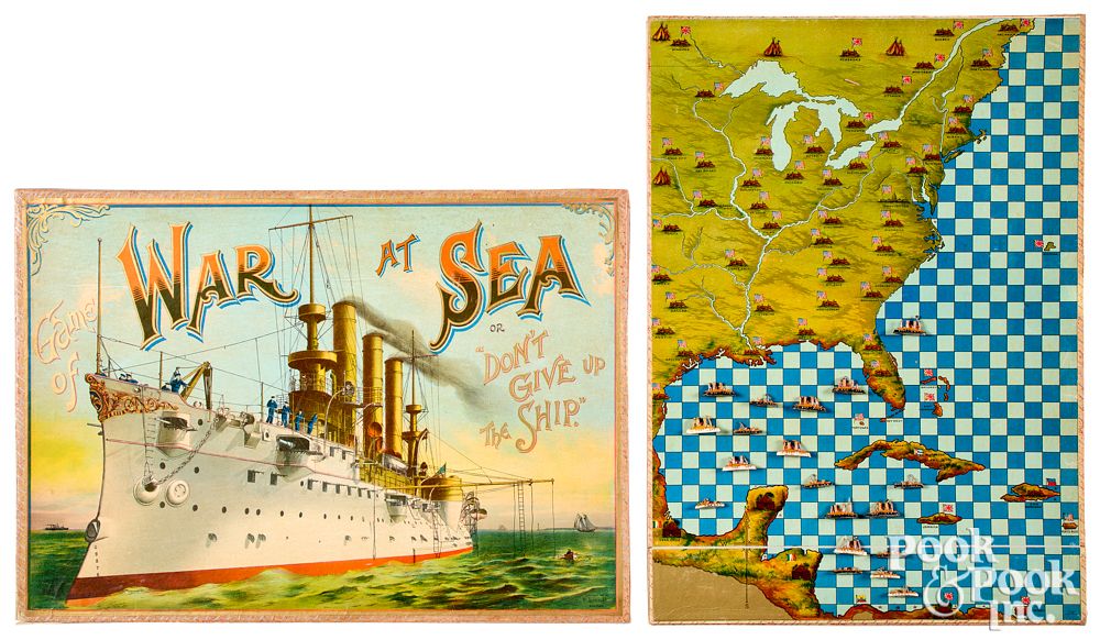 Appraisal: McLoughlin Bros War At Sea ca McLoughlin Bros War At