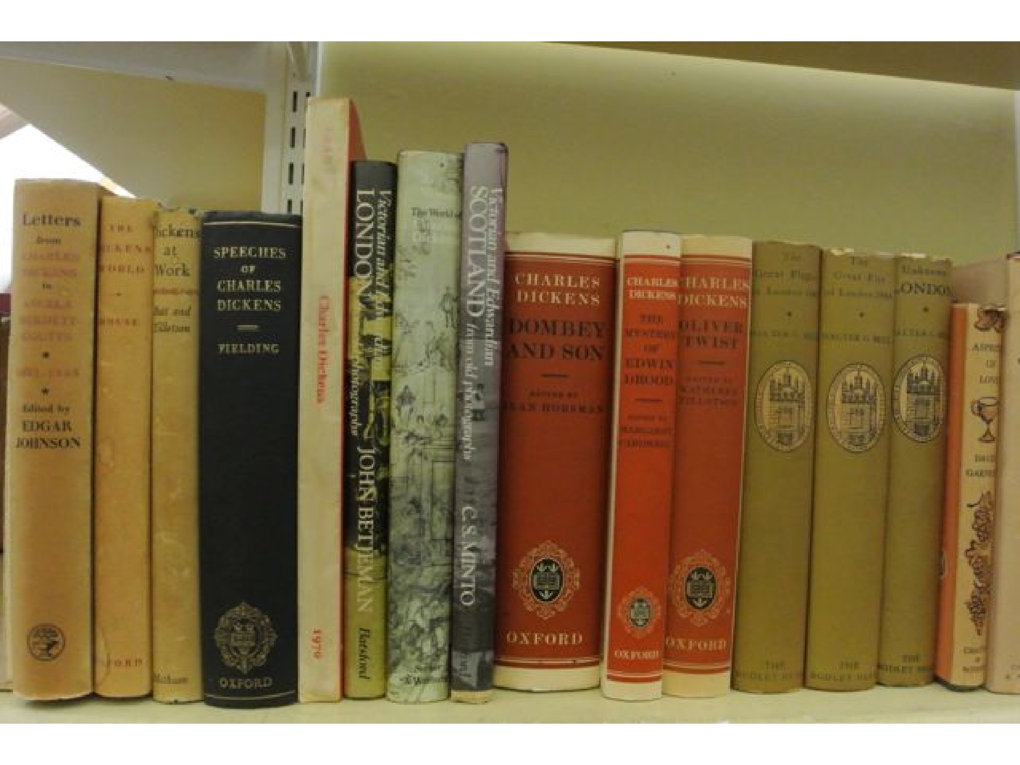 Appraisal: Miscellaneous books including books by Dickens Walter G Bell The