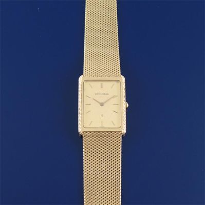 Appraisal: A gentleman's ct yellow gold wrist watch by Bucherer The