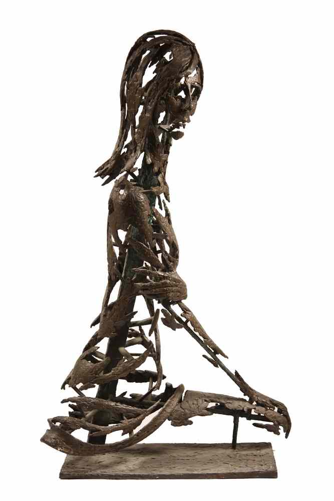 Appraisal: BRONZE SCULPTURE - 'Torso ' by Lewis Iselin ME -