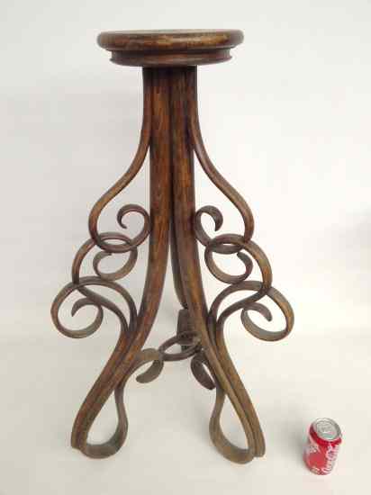 Appraisal: C 's bentwood plant table '' Ht