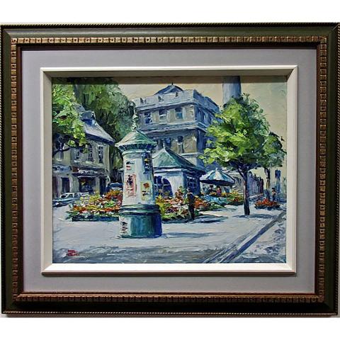 Appraisal: NOEL HOLLIER CANADIAN TH CENTURY PLACE JACQUES CARTIER OIL ON