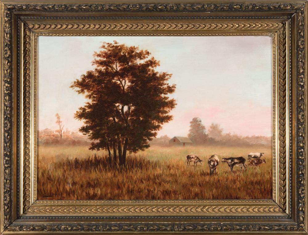 Appraisal: Alexander John Drysdale American New Orleans - Cows in a