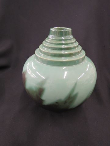 Appraisal: Roseville Futura Art Pottery Vase ball and step top design