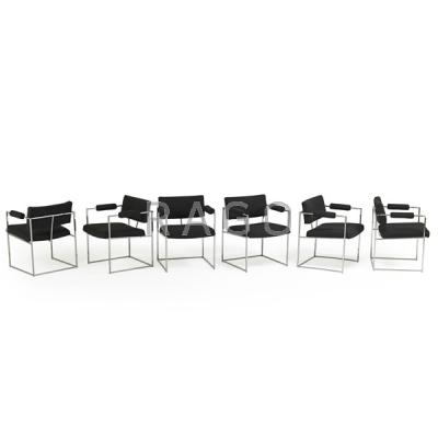 Appraisal: MILO BAUGHMAN THAYER COGGIN Six armchairs Condition Report