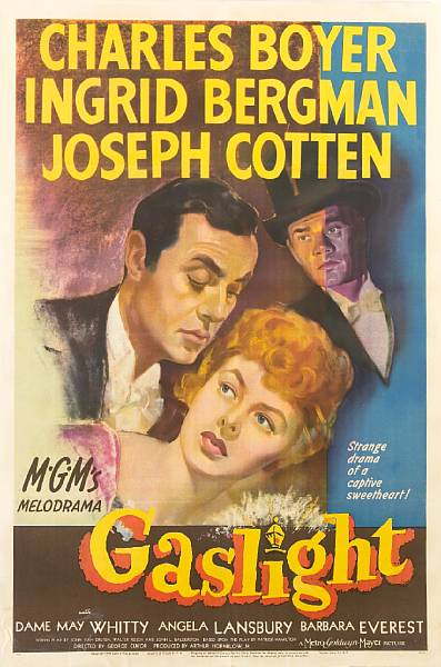 Appraisal: Gaslight MGM one-sheet condition C- water damage is evident linen-backed