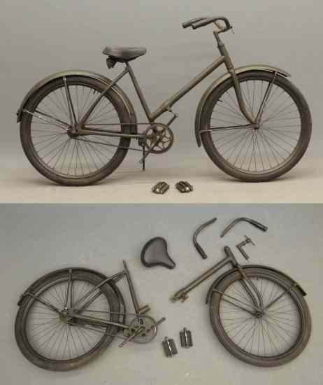 Appraisal: World War II Westfield paratrooper knockdown bicycle Repatriated after WW