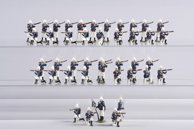 Appraisal: A similar lot of metal figures representing French Infantry Indo-China