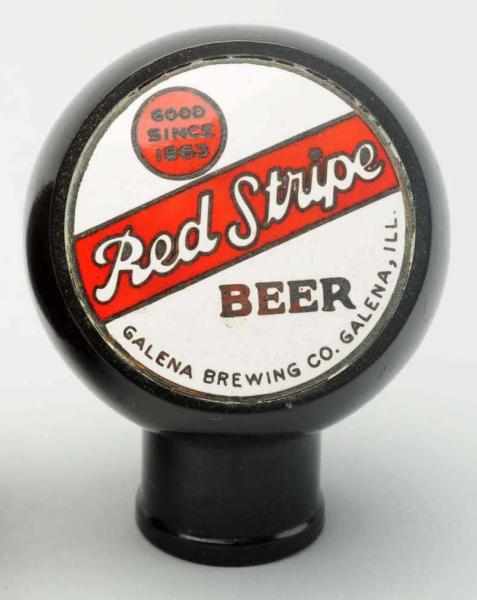 Appraisal: Red Stripe Beer Tap Knob Galina Brewing Rare Light wear