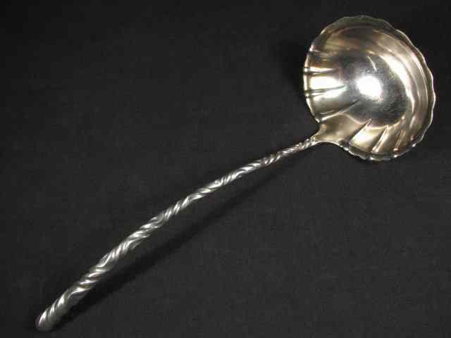 Appraisal: American sterling silver ladle by Whiting Manufacturing Co measures ''