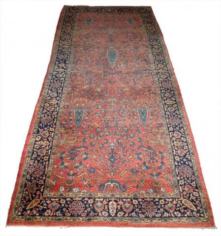 Appraisal: Sarouk Gallery Carpet North Persia first quarter of the th