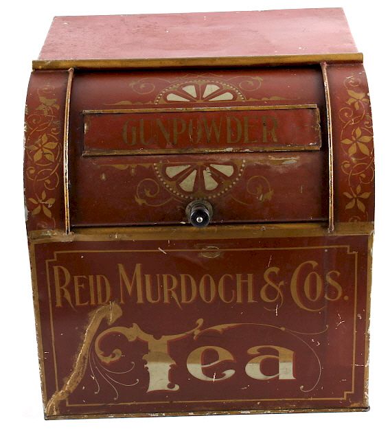 Appraisal: Reid Murdoch Co's Gunpowder Tea Bin For sale in this