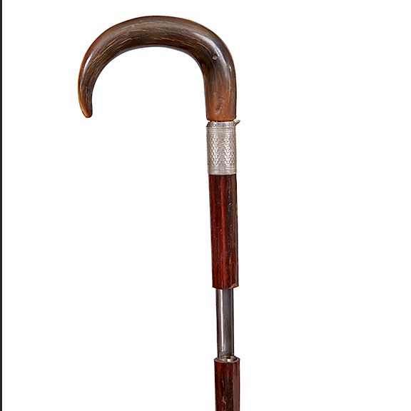 Appraisal: French Rifle Cane- Exclusive on Bidsquare French Rifle Cane-Circa -