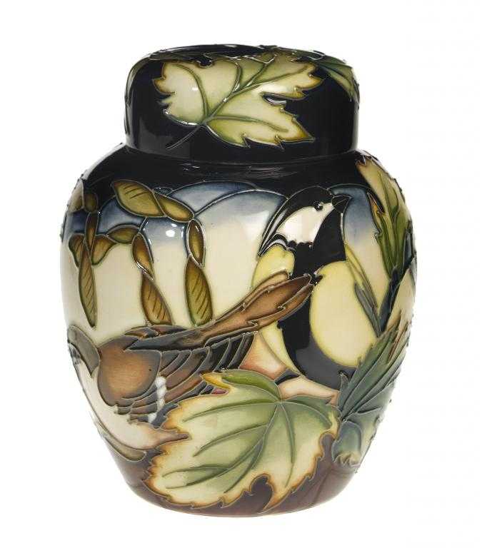 Appraisal: A MOORCROFT INGLESWOOD GINGER JAR AND COVER DESIGNED BY PHILIP