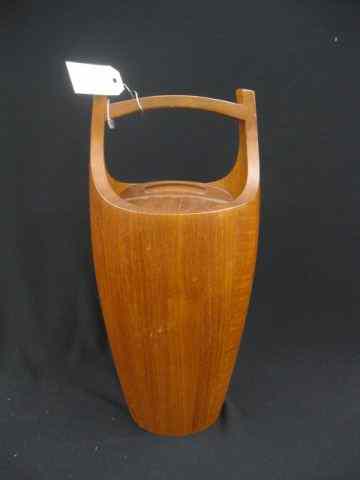 Appraisal: Dansk Teak Ice Bucket by Jens Quitgaard '' tall mid-century