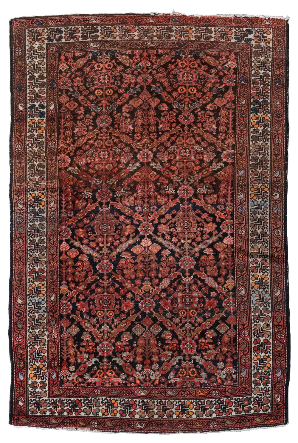 Appraisal: HAMADAN RUG X FIRST QUARTER OF THE TH CENTURYHAMADAN RUG