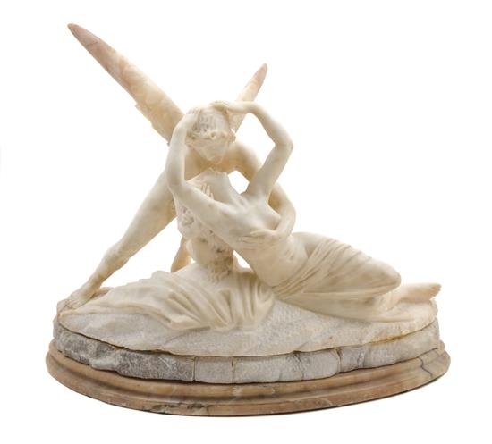 Appraisal: Sale Lot An Italian Marble Figural Group after antonio canova