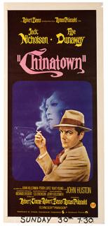 Appraisal: Chinatown Chinatown Paramount Australian daybill x Mystery starring Jack Nicholson