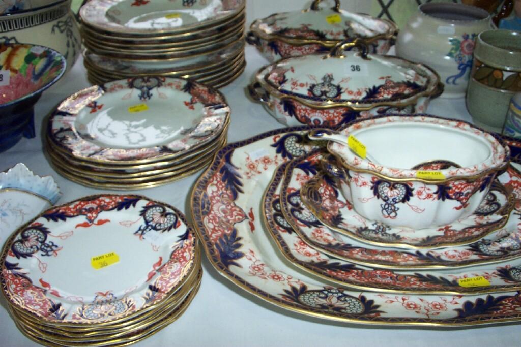 Appraisal: A collection of Royal Crown Derby Imari pattern dinner wares