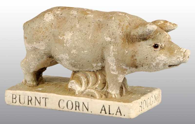 Appraisal: Chalkware Hogg's Whiskey Figural Pig Description Product is Hogg s