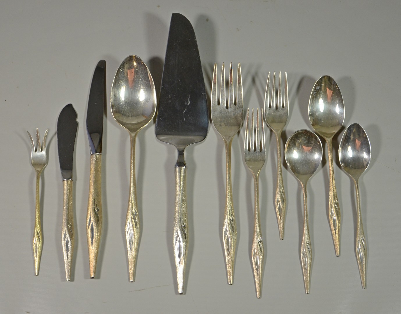 Appraisal: pcs Wallace Still Mood pattern sterling flatware HH dinner knives