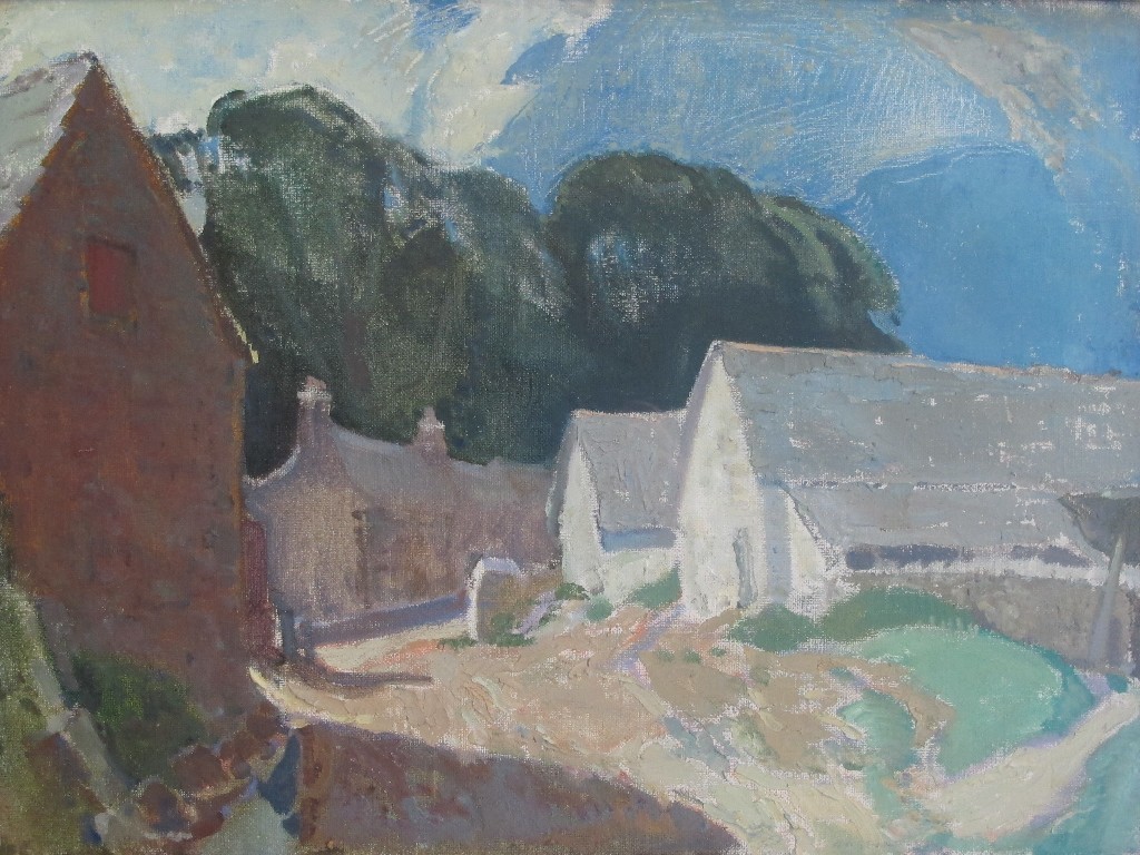 Appraisal: ALICK RIDDELL STURROCK RSA - SUMMER SKETCH Oil on canvas