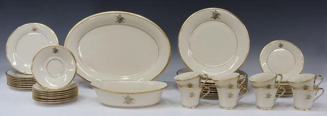 Appraisal: lot of Lenox parcel gilt bone china dinner service designed