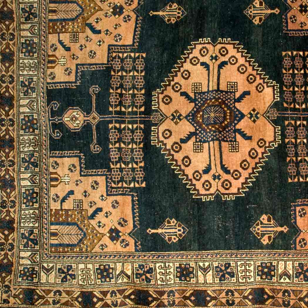 Appraisal: Afshar Rug Southwest Persia early th century The midnight blue