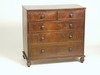 Appraisal: CHEST OF DRAWERS - Circa - English mahogany two over