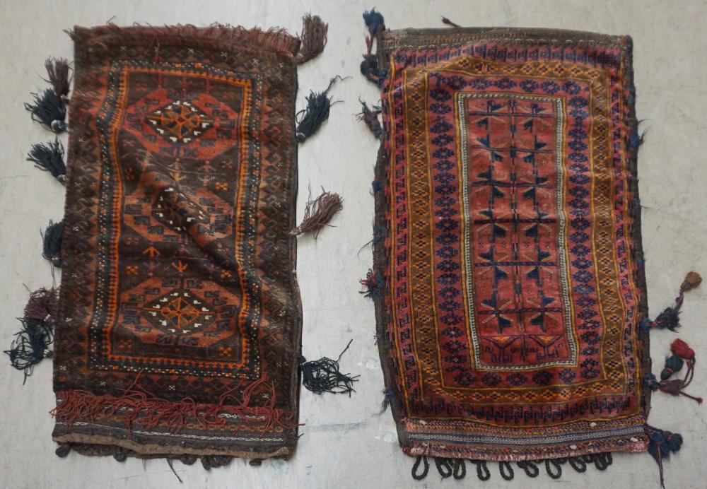 Appraisal: Two Afghan Pillow Covers ft in x ft