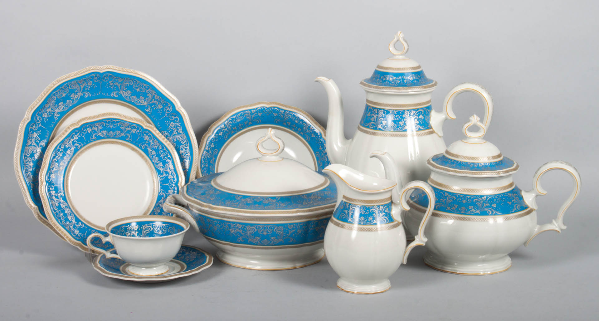 Appraisal: Rosenthal porcelain partial dinner service in the Chippendale pattern pieces