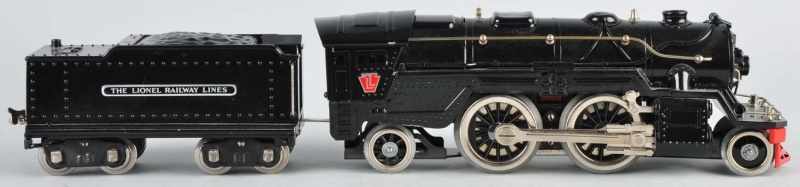 Appraisal: Lionel No E Steam Engine Tender Description American Standard gauge