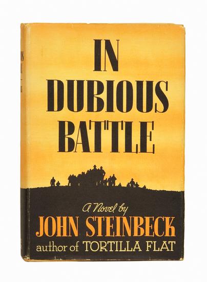 Appraisal: STEINBECK John - In Dubious Battle New York Covici Friede