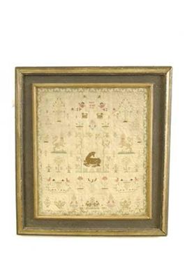 Appraisal: An early George III needlework sampler by 'Mary Groom '