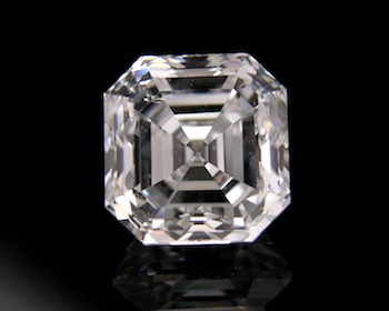 Appraisal: An Unmounted Carat Asscher Cut Diamond GIA Report GIA report