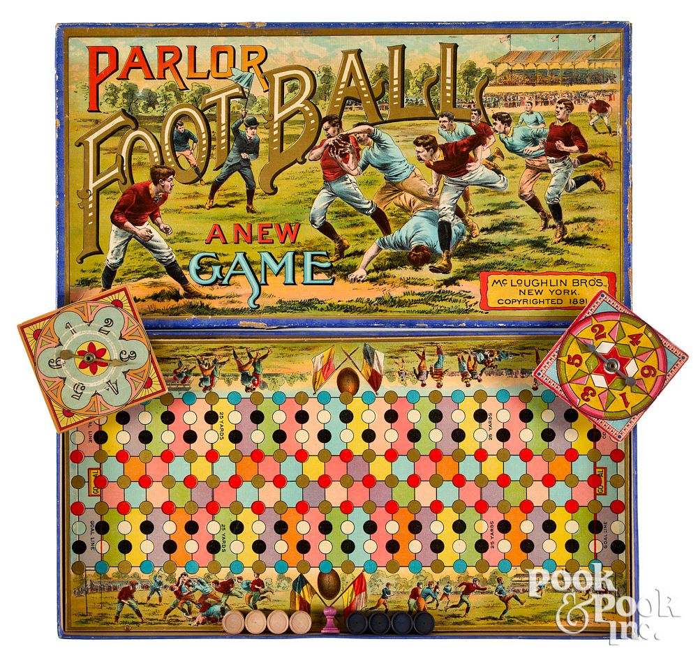 Appraisal: McLoughlin Bros Parlor Football A New Game McLoughlin Bros Parlor