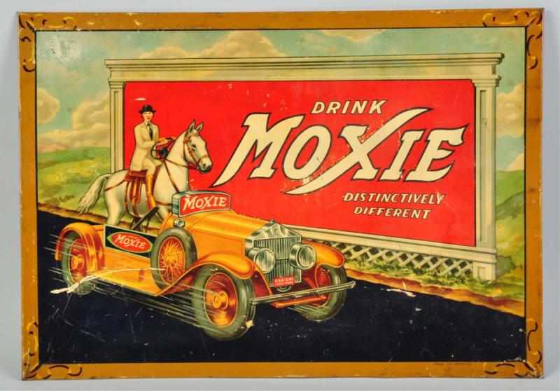 Appraisal: Tin Moxie Sign s A number of surface bends and