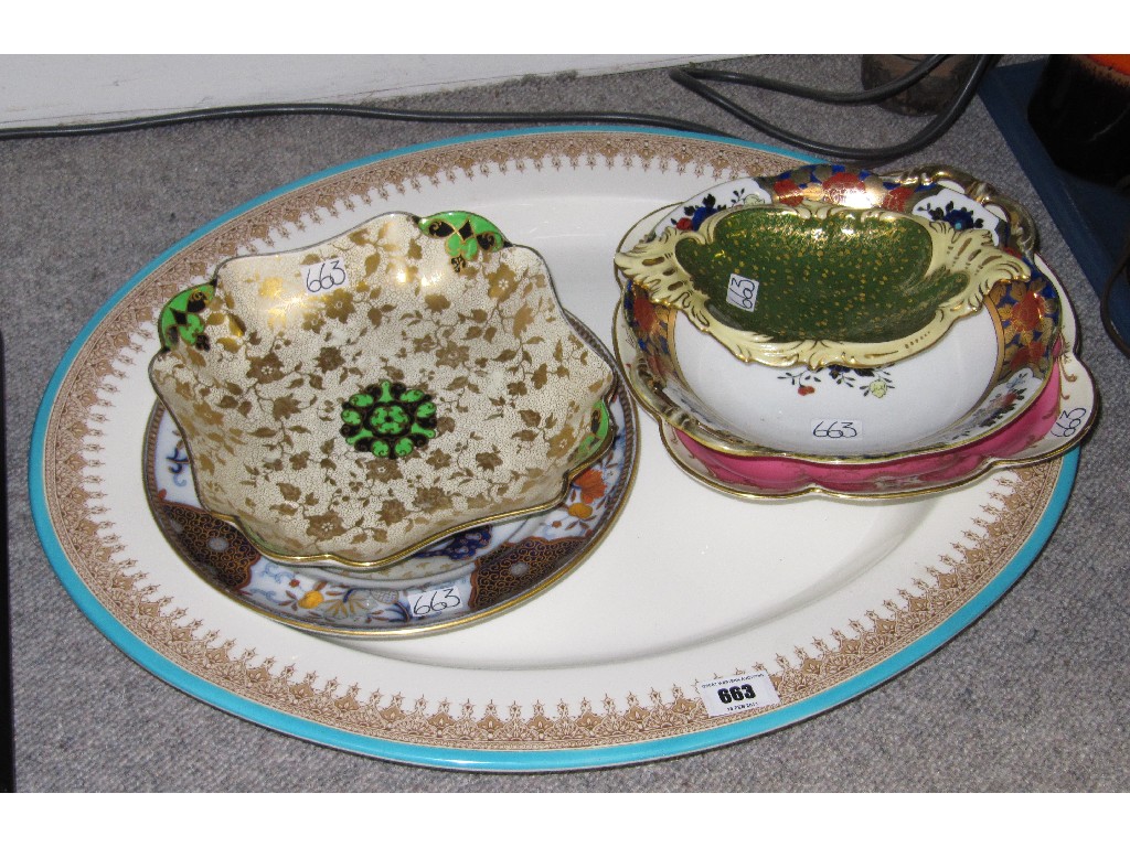 Appraisal: Lot comprising six assorted serving dishes to include Royal Worcester