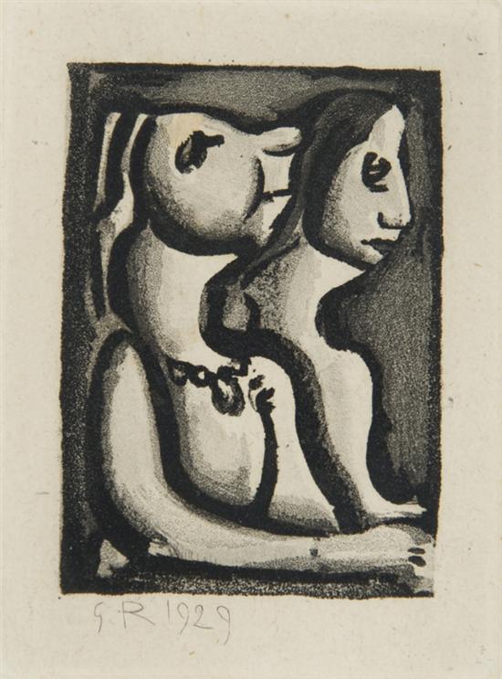 Appraisal: Rouault Georges - etchings with aquatint from the Reincarnations du