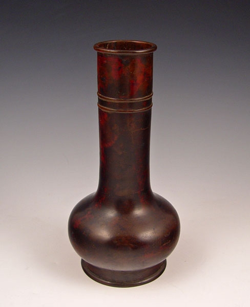 Appraisal: JAPANESE BRONZE VASE Unsigned Measures '' high x '' at