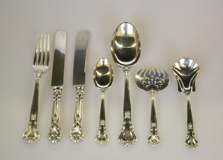 Appraisal: Twenty-Four-Piece Group of Gorham Sterling Silver Chantilly Flatware the pattern